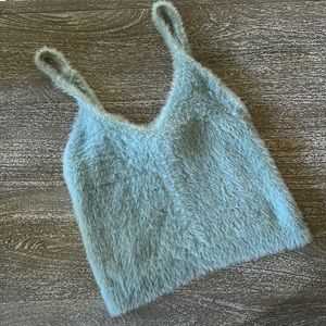 Wild Fable fuzzy cropped cozy tank. Size Medium! New without tags